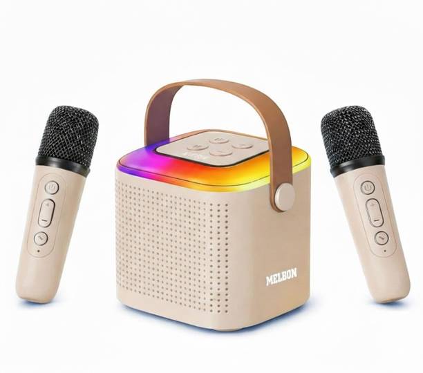 Melbon Wireless Bluetooth Party Speaker, Loud Bass, RGB LED, Portable Outdoor 10 W Bluetooth Party Speaker