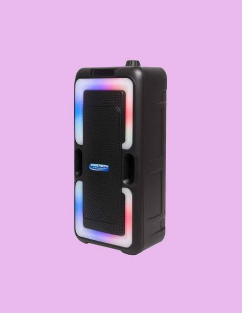 SOUTHTECH Bluetooth Tower Speaker | Dual Woofer | RGB LED Lights_A150 40 W Bluetooth Party Speaker