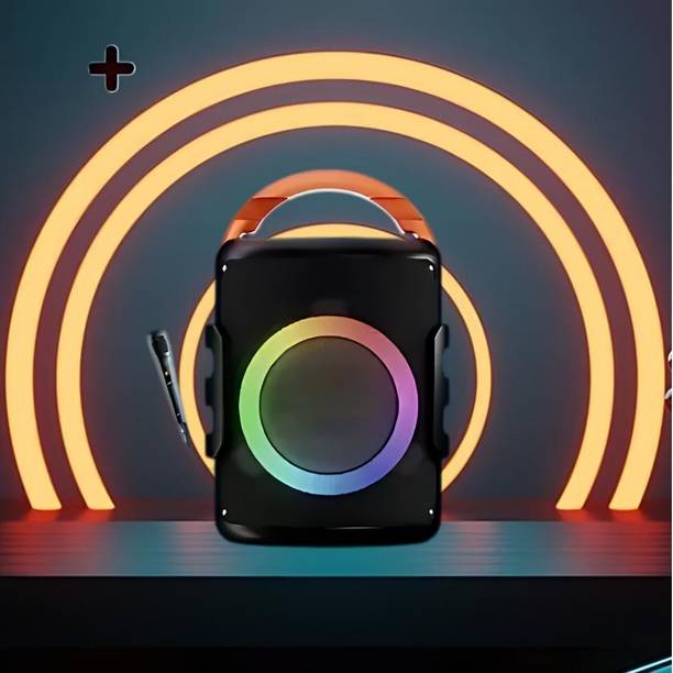 FRONY DJ Box 20W Bluetooth Speaker with FM Radio, Mic, RGB Light & 4 hour's backJK304 20 W Bluetooth Party Speaker