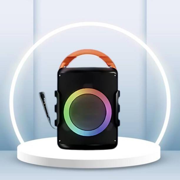 FRONY DJ Box 20W Bluetooth Speaker with FM Radio, Mic, RGB Light & 4 hour's backJK337 20 W Bluetooth Party Speaker