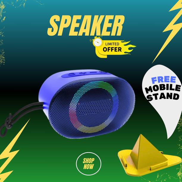 Clairbell 10W Bluetooth Speaker with 6 Hours Wireless Playback ,RGB Light speakerGH322 10 W Bluetooth Party Speaker