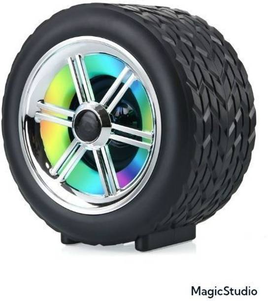 WOOS design Portable Outdoor Subwoofer Bass Wireless Speaker with rgb 5 W Bluetooth Party Speaker