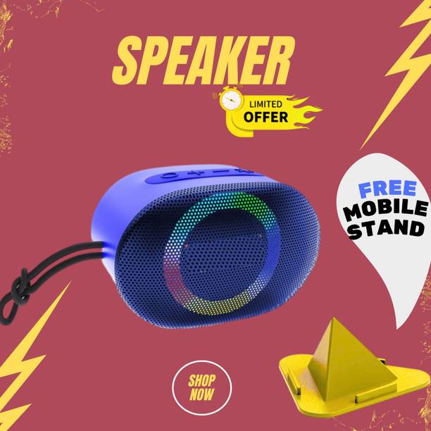 Clairbell 10W Bluetooth Speaker with 6 Hours Wireless Playback ,RGB Light speakerGH482 10 W Bluetooth Party Speaker