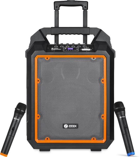 Zoook Pro Duet 200W with Dual UHF Wireless Mic 200 Watt Bluetooth Party Speaker