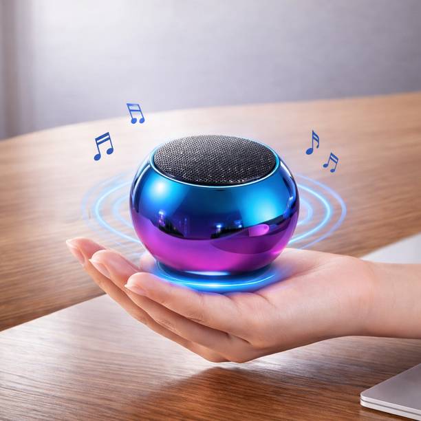 Tec V (PORTABLE BLUETOOTH MINI SPEAKER) Dynamic Metal Sound With High Bass 5 W Bluetooth Party Speaker