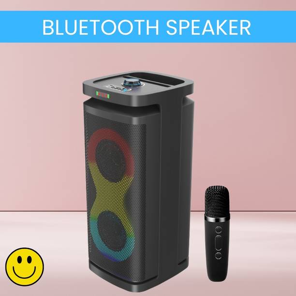 SACRO A1 (PORTABLE BLUETOOTH PARTY SPEAKER) HD Quality Audio &Wireless Karaoke MicP263 40 W Bluetooth Party Speaker