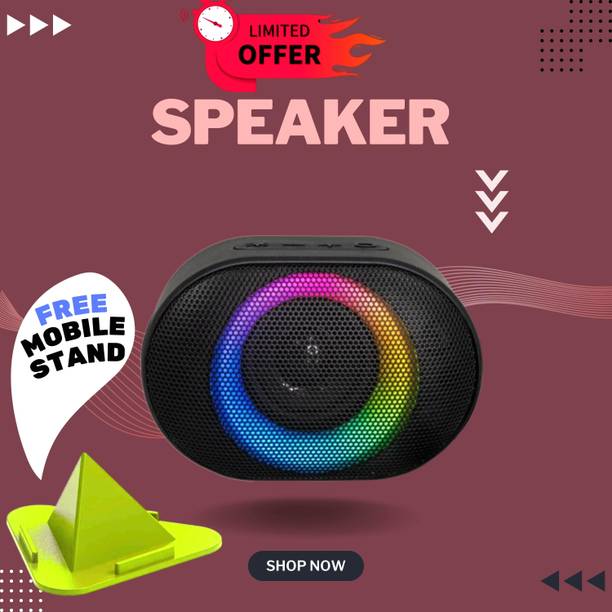 Clairbell 10W Bluetooth Speaker with 6 Hours Wireless Playback ,RGB Light speakerGH131 10 W Bluetooth Party Speaker