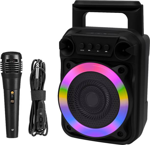 bogx 830 Wireless Portable Bluetooth Speaker with Mic | HD Audio | USB/TF/AUX 10 W Bluetooth Party Speaker