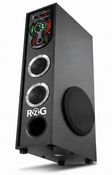 RZG L-8 DJ High Bass Tower Speaker Bluetooth Speaker 120 W Bluetooth Party Speaker