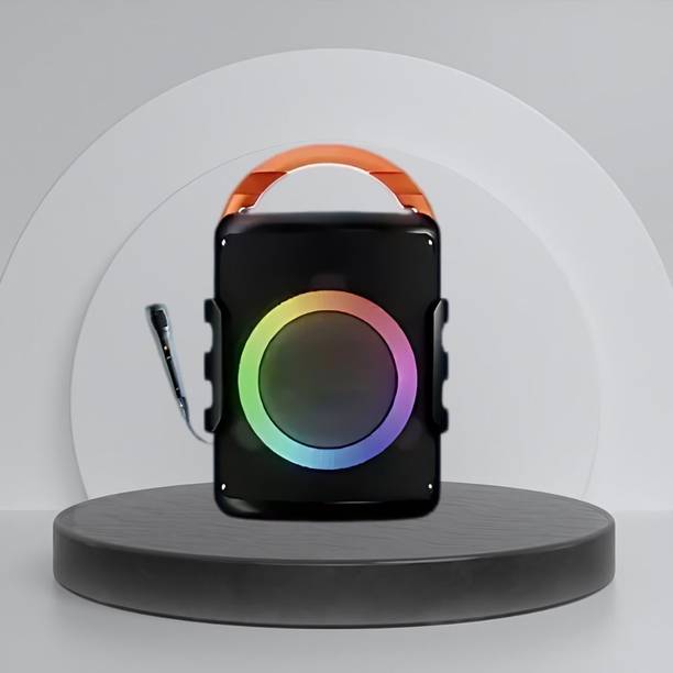 FRONY DJ Box 20W Bluetooth Speaker with FM Radio, Mic, RGB Light & 4 hour's backJK382 20 W Bluetooth Party Speaker