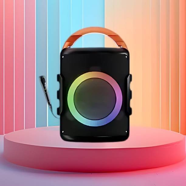 FRONY DJ Box 20W Bluetooth Speaker with FM Radio, Mic, RGB Light & 4 hour's backJK494 20 W Bluetooth Party Speaker