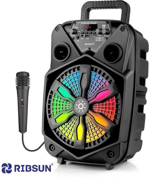 RIBSUN Shine Bluetooth Trolley speaker-1000w PMPO-Party box-DJ Speaker-home theatre 50 W Bluetooth Soundbar