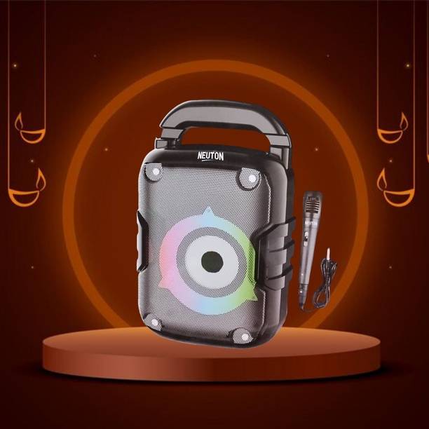 GUGGU DJ Box 20W Bluetooth Speaker with FM Radio, Mic, RGB Light & 4 hour's backQO33 20 W Bluetooth Party Speaker