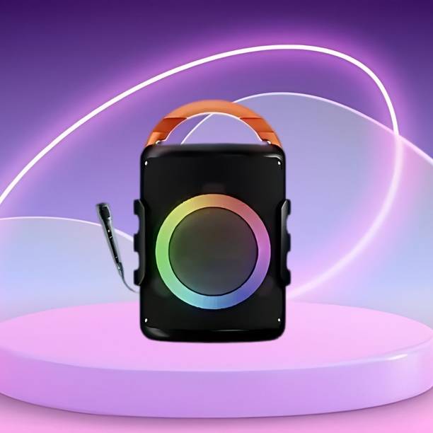 FRONY DJ Box 20W Bluetooth Speaker with FM Radio, Mic, RGB Light & 4 hour's backJK407 20 W Bluetooth Party Speaker
