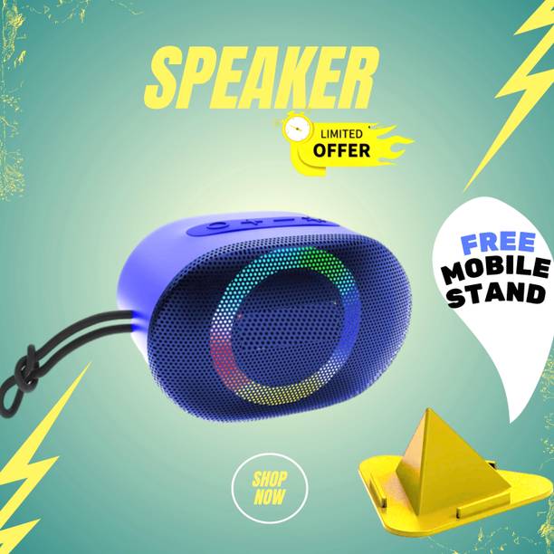 Clairbell 10W Bluetooth Speaker with 6 Hours Wireless Playback ,RGB Light speakerGH8 10 W Bluetooth Party Speaker