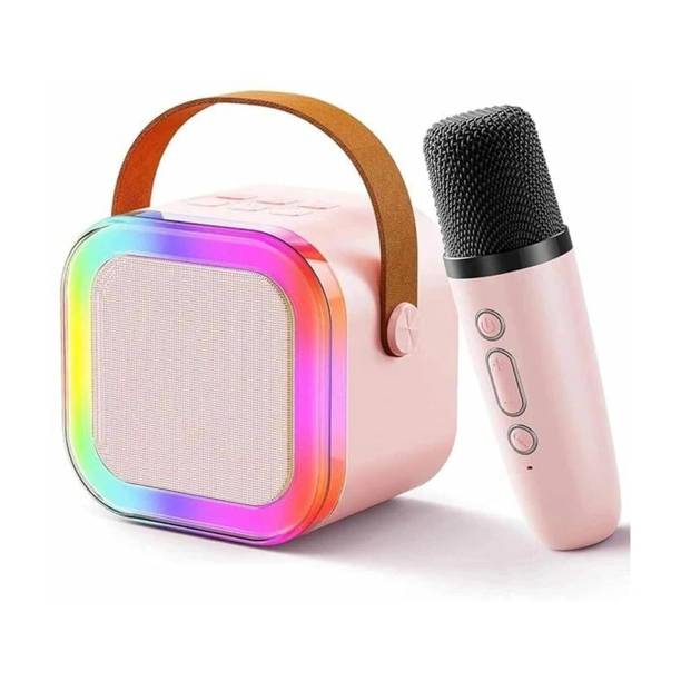 CLUBCLASSY Karaoke Machine for Kids Adults with Wireless Mic Bluetooth Speaker microphone bluetooth microphone for , kids, adult , type c charging