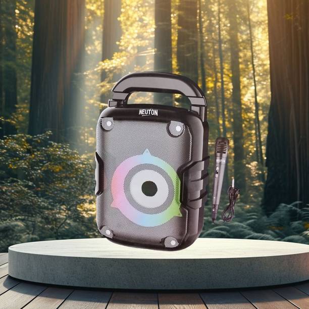 GUGGU DJ Box 20W Bluetooth Speaker with FM Radio, Mic, RGB Light & 4 hour's backQO79 20 W Bluetooth Party Speaker