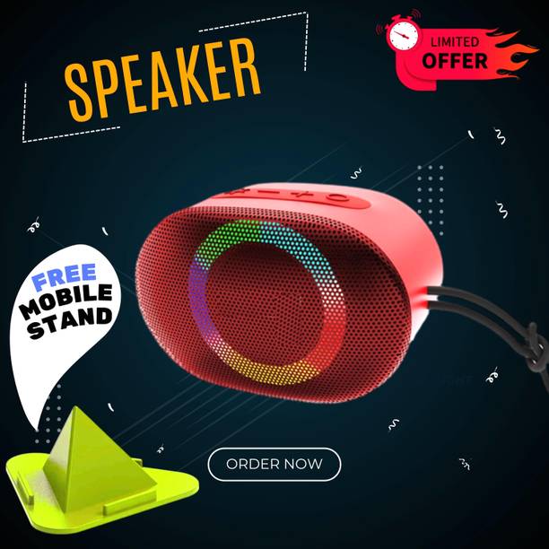 Clairbell 10W Bluetooth Speaker with 6 Hours Wireless Playback ,RGB Light speakerGH98 10 W Bluetooth Party Speaker