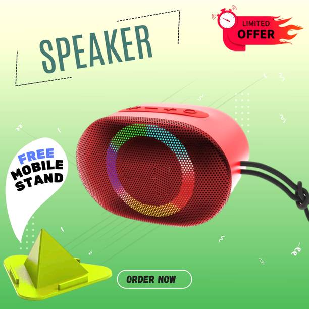 GUGGU 10W Bluetooth Speaker with 6 Hours Wireless Playback ,RGB Light speakerSD85 10 W Bluetooth Party Speaker