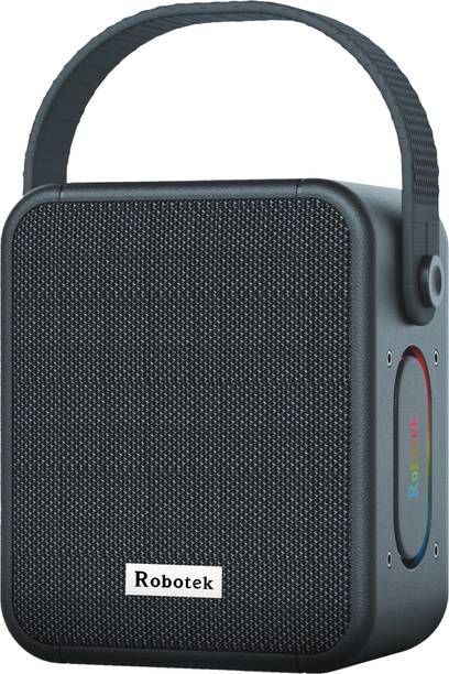 Robotek Portable Speaker, 8 Hrs Playback time in one time Charge, Type C Charging 10 W Bluetooth Party Speaker