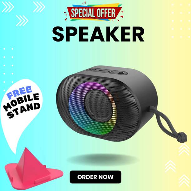 FRONY 10W Bluetooth Speaker with 6 Hours Wireless Playback ,RGB Light speakerFJ212 10 W Bluetooth Party Speaker