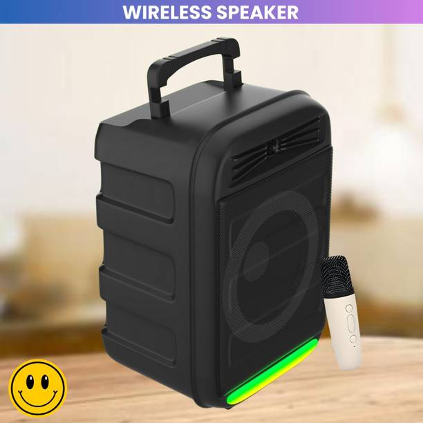 YAROH Monster (BLUETOOTH TROLLEY SPEAKER) Dynamic Thunder Sound With Karaoke MicMI387 35 W Bluetooth Party Speaker