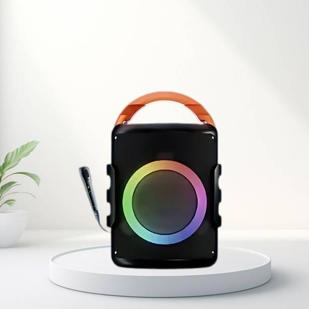 FRONY DJ Box 20W Bluetooth Speaker with FM Radio, Mic, RGB Light & 4 hour's backJK522 20 W Bluetooth Party Speaker