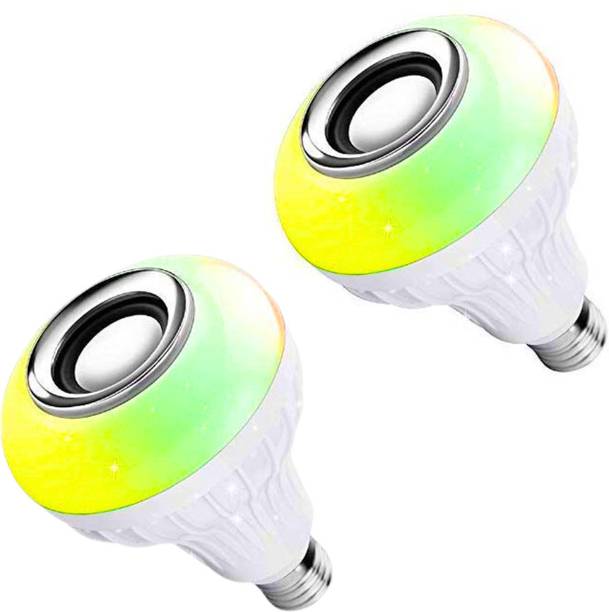 Elevea BUY 1 GET 1 Led Music Bulb Bluetooth Heavy Quality Speaker 15 YEARS WARRANTY 5 W Bluetooth Party Speaker