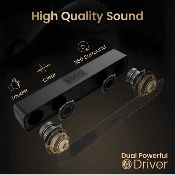GOOD FUN Latest 2025 New Soundbar for TV Home Theater TV Surround Sound System 20 W Bluetooth Speaker