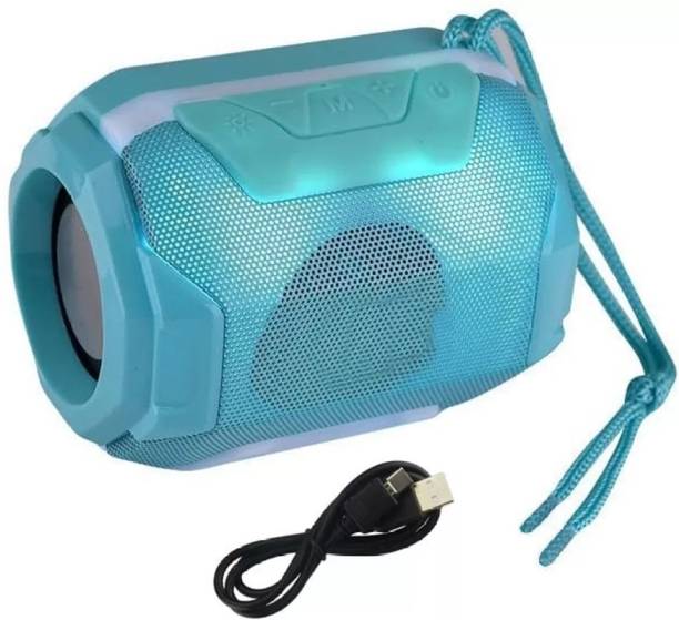 BVEXO GlowStorm 5W Speaker: Deep Bass, Crystal Clear Sound, RGB Flow 10 W Bluetooth Party Speaker