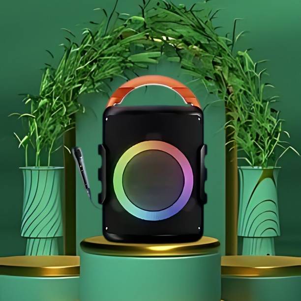 FRONY DJ Box 20W Bluetooth Speaker with FM Radio, Mic, RGB Light & 4 hour's backJK391 20 W Bluetooth Party Speaker