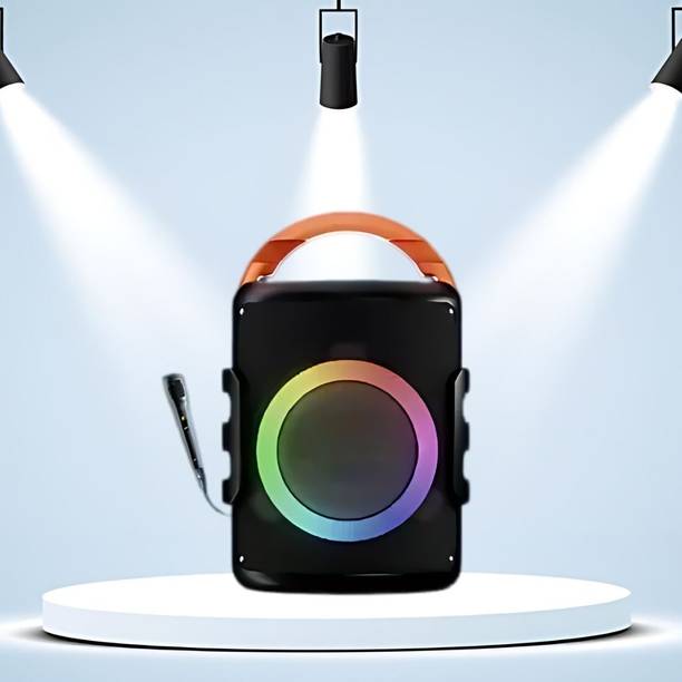 FRONY DJ Box 20W Bluetooth Speaker with FM Radio, Mic, RGB Light & 4 hour's backJK544 20 W Bluetooth Party Speaker