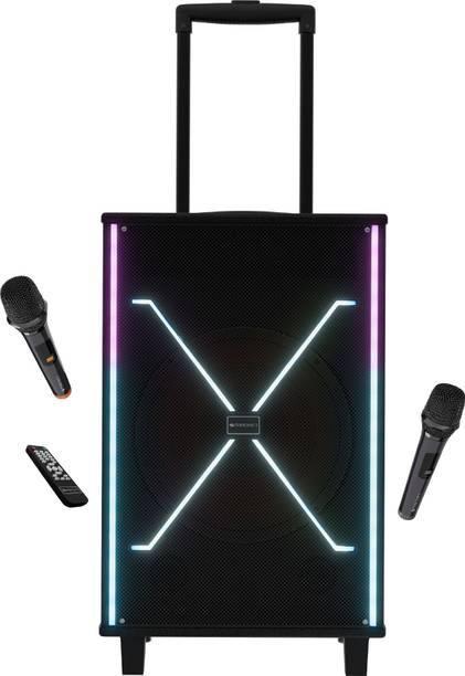 ZEBRONICS Party Fyre 400 Trolley Speaker 5h Playback, Dual UHF Mic, Karaoke USB, AUX 120 W Bluetooth Party Speaker