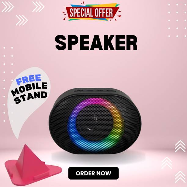 Clairbell 10W Bluetooth Speaker with 6 Hours Wireless Playback ,RGB Light speakerGH284 10 W Bluetooth Party Speaker
