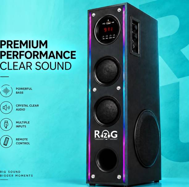 RZG Q-16 Tower Speaker High Bass Bluetooth Speaker 120 W Bluetooth Party Speaker