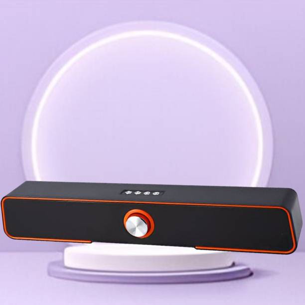 GUGGU Bluetooth Soundbar Speaker with Immersive 3D Surround Sound & 2400mAh BatteyC276 10 W Bluetooth Soundbar