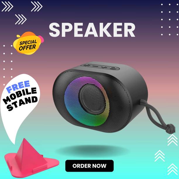 FRONY 10W Bluetooth Speaker with 6 Hours Wireless Playback ,RGB Light speakerFJ216 10 W Bluetooth Party Speaker