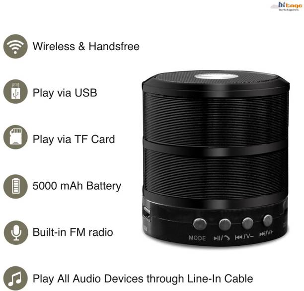 GUGGU OCN_405A_3507_WS 887 Super Bass Bluetooth Wireless Portable Speaker 48 W Bluetooth Party Speaker