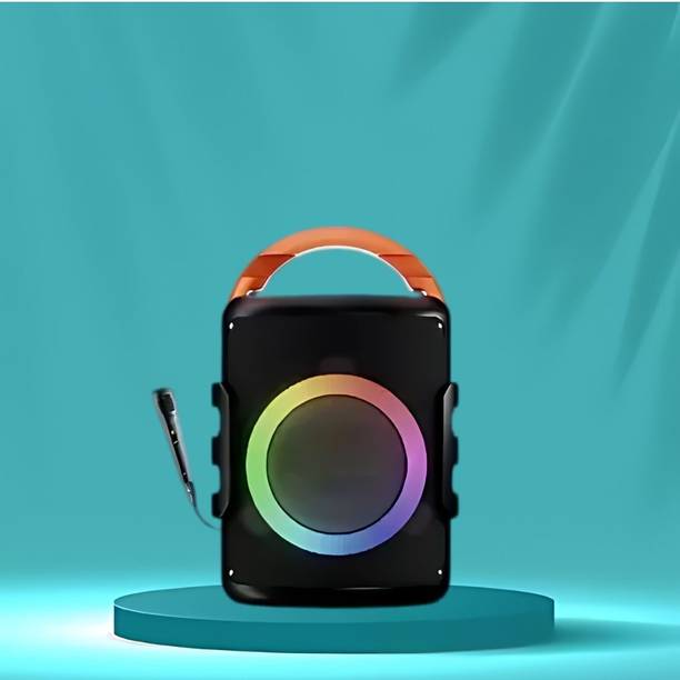 FRONY DJ Box 20W Bluetooth Speaker with FM Radio, Mic, RGB Light & 4 hour's backJK443 20 W Bluetooth Party Speaker