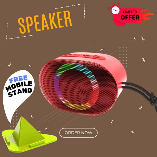 FRONY 10W Bluetooth Speaker with 6 Hours Wireless Playback ,RGB Light speakerFJ97 10 W Bluetooth Party Speaker