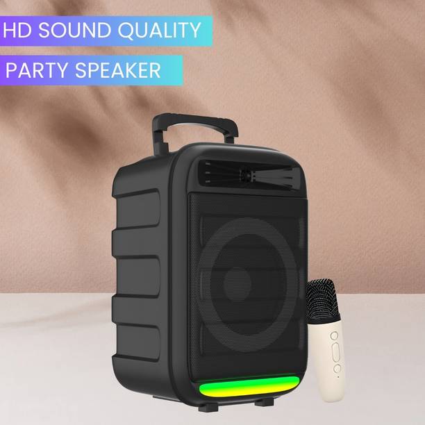 SACRO Monster (BLUETOOTH TROLLEY SPEAKER) High Bass Sound Quality With Karaoke MicI255 35 W Bluetooth Party Speaker