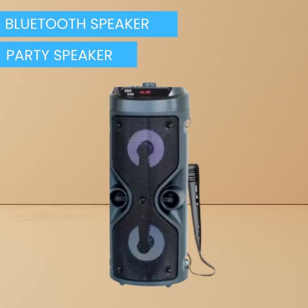 GUGGU Thunder (WIRELESS BLUETOOTH PARTY SPEAKER) Stereo Sound With Karaoke MicR64 30 W Bluetooth Party Speaker