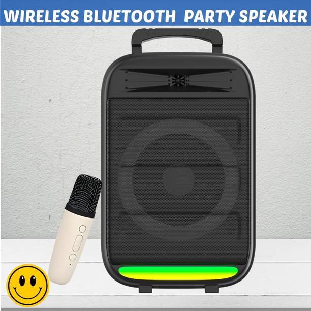 YAROH Monster (BLUETOOTH TROLLEY SPEAKER) Dynamic Thunder Sound With Karaoke MicMI123 35 W Bluetooth Party Speaker