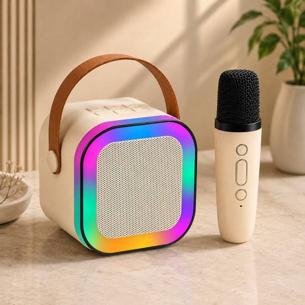 Moniva jewels Kids Speaker with Wireless Mic 5 W Bluetooth Home Audio Speaker 5 W Bluetooth Party Speaker