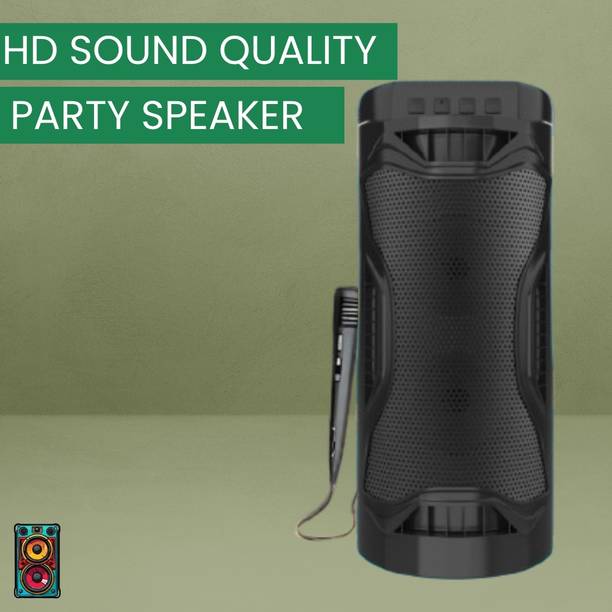 SACRO Bubble (PORTABLE BLUETOOTH PARTY SPEAKER)With Karaoke Mic & Hi Quality SoundP344 30 W Bluetooth Party Speaker