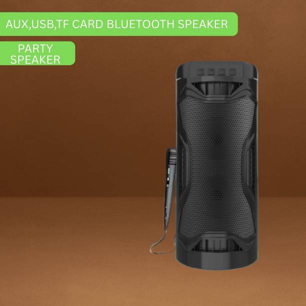 Clairbell Bubble (WIRELESS BLUETOOTH PARTY SPEAKER)With Wire Mic & Crystal Clear SoundV81 30 W Bluetooth Party Speaker