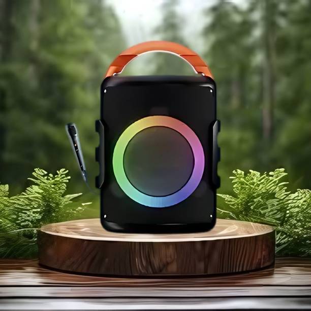 FRONY DJ Box 20W Bluetooth Speaker with FM Radio, Mic, RGB Light & 4 hour's backJK401 20 W Bluetooth Party Speaker