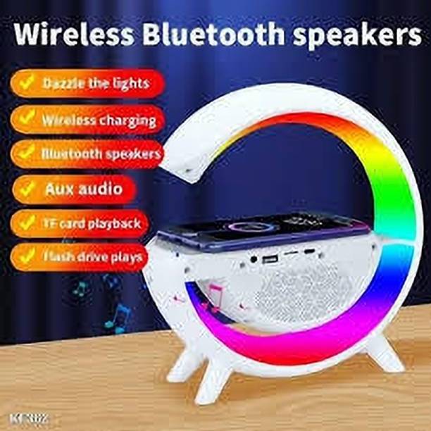 4uonly G Shape Bluetooth Speaker with 12W Wireless Charger Home Audio bhu14 56 W Bluetooth Party Speaker