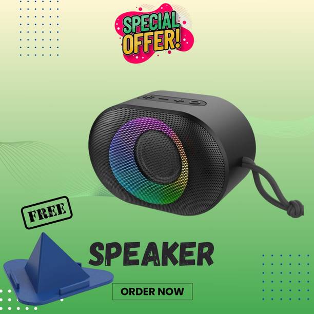 Clairbell 10W Bluetooth Speaker with 6 Hours Wireless Playback ,RGB Light speakerGH275 10 W Bluetooth Party Speaker