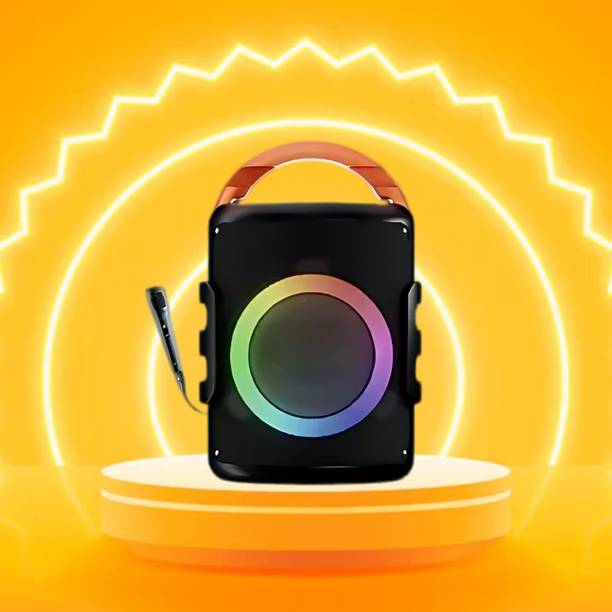 Clairbell DJ Box 20W Bluetooth Speaker with FM Radio, Mic, RGB Light & 4 hour's backER479 20 W Bluetooth Party Speaker